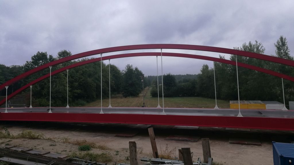 Brückenentwässerungsleitung aus BML Rohr
 August 2018