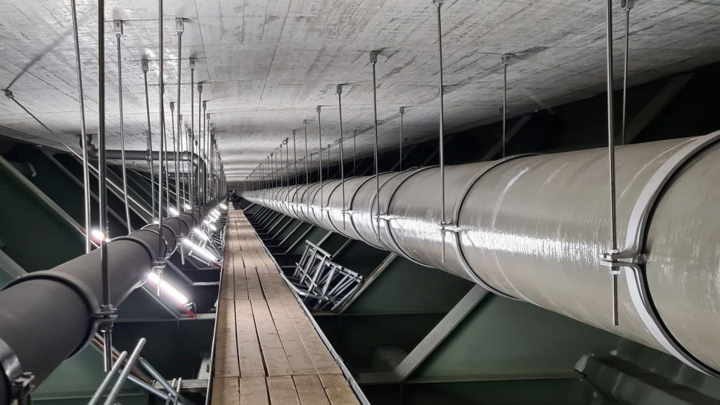 Brückenentwässerung aus BML 
Streckenentwässerung aus GFK